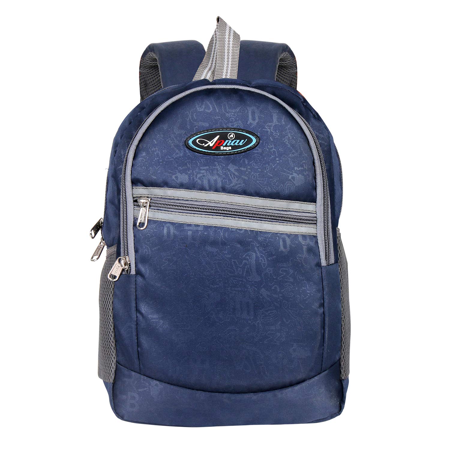Kiddo Polyester Waterproof Lightweight Navy Blue Kid's School Bag-image-12