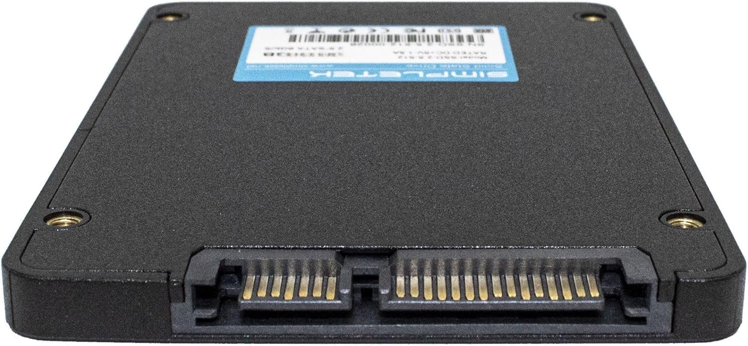 SIMPLETEK - SSD Interna 1TB SATA III 2,5" - Disco a Stato Solido ad Alte Prestazioni per PC, Laptop, Server e Sistemi di Sorveglianza