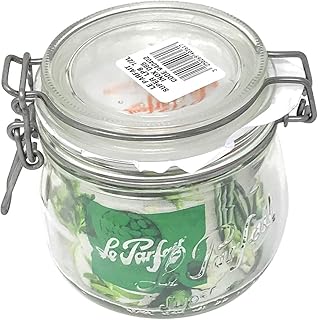 LE PARFAIT Rounded French Glass Storage Jar 16 Ounce, 1 EA