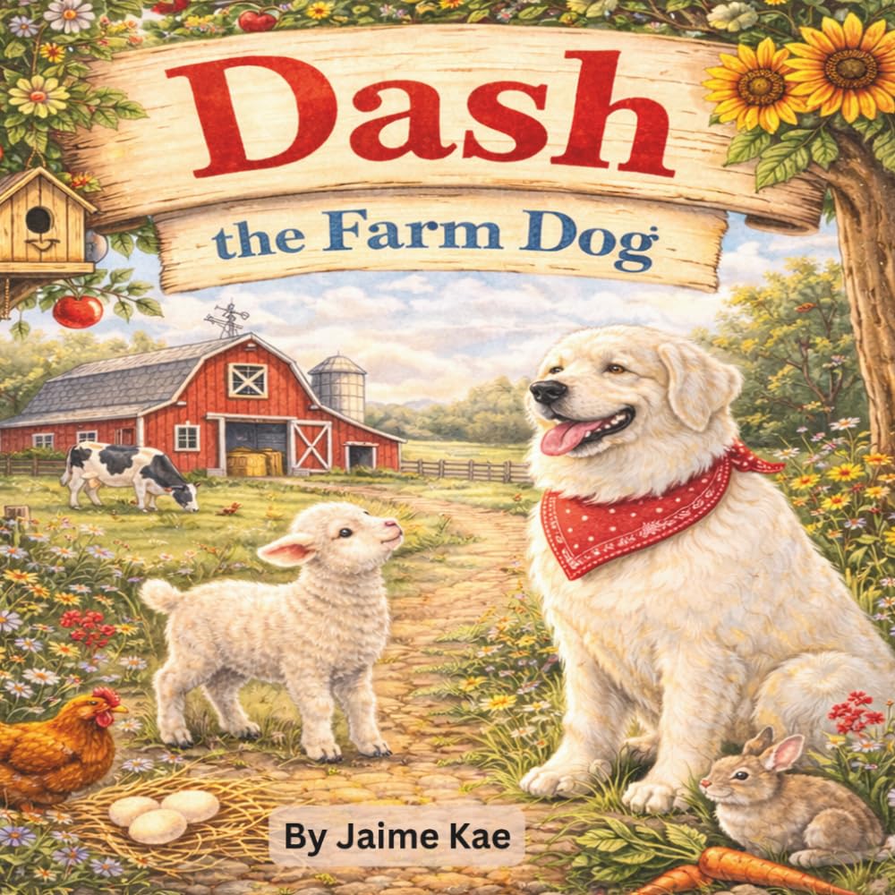 Dash the Farm Dog: A Heartwarming Farm Adventure with a Brave Great Pyrenees Dog (The Adventures of Dash the Farm Dog)