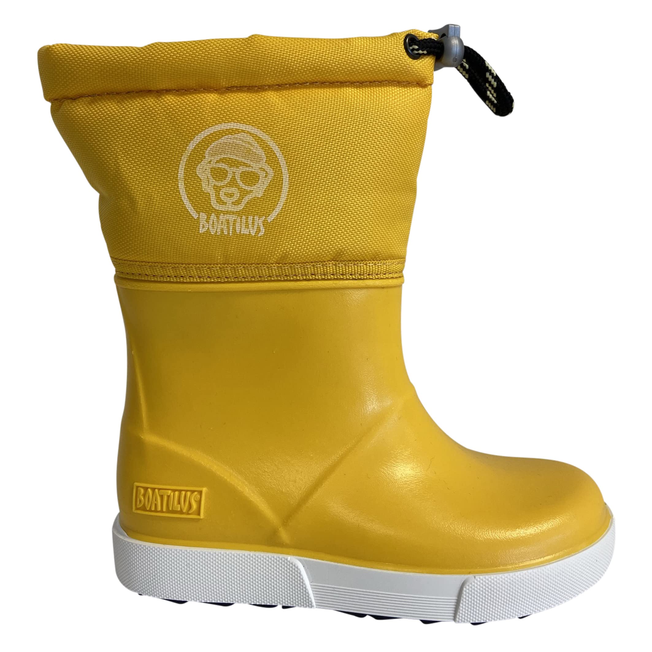 BOATILUS Umweltfreundlich gefütterte Stiefel PENGUY-B Unisex für Kinder, Regenstiefel, warmes Futter
