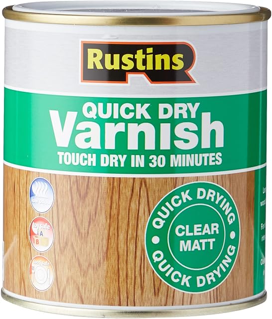 Rustins Quick Dry Varnish Clear Matt 500ml