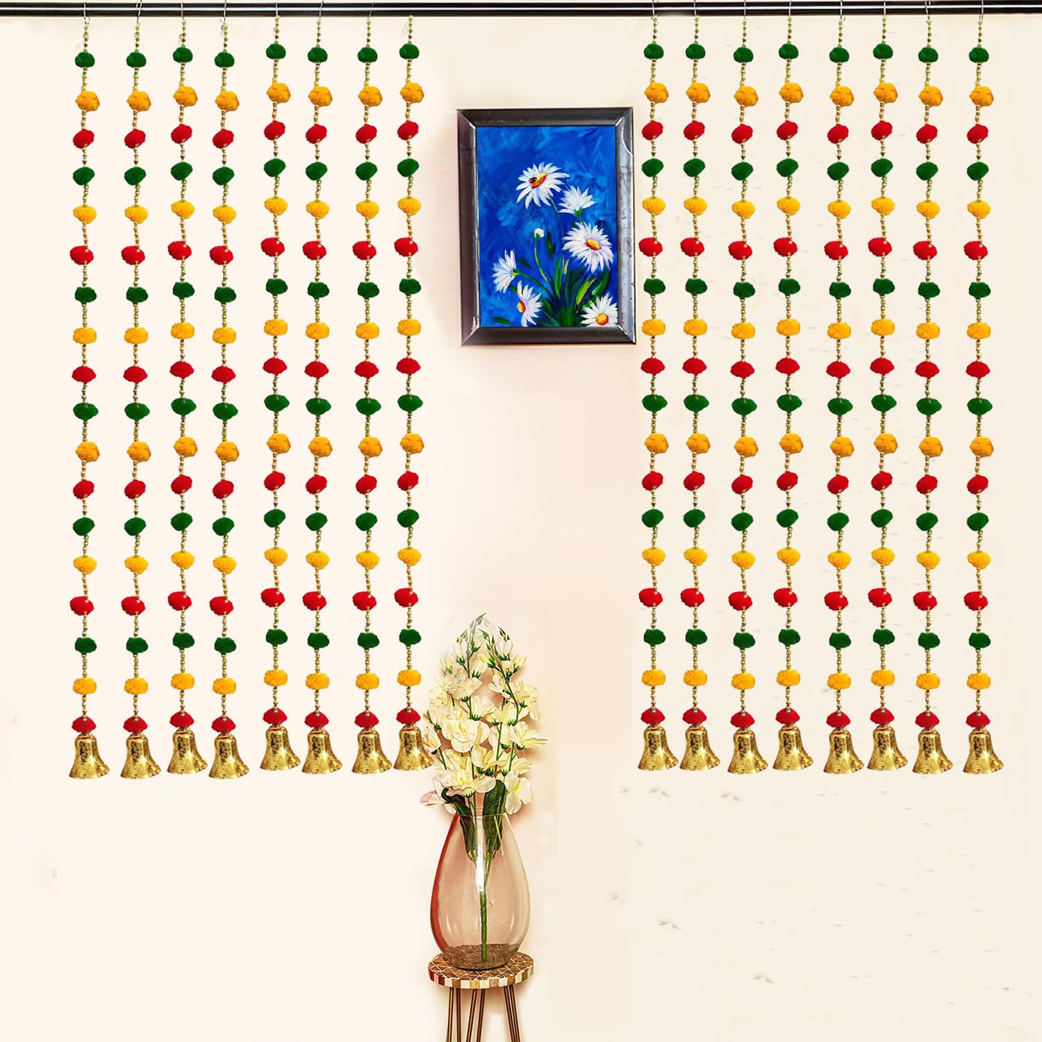 Party Propz Diwali Decoration Items for Home Decor 12 Pcs Hanging