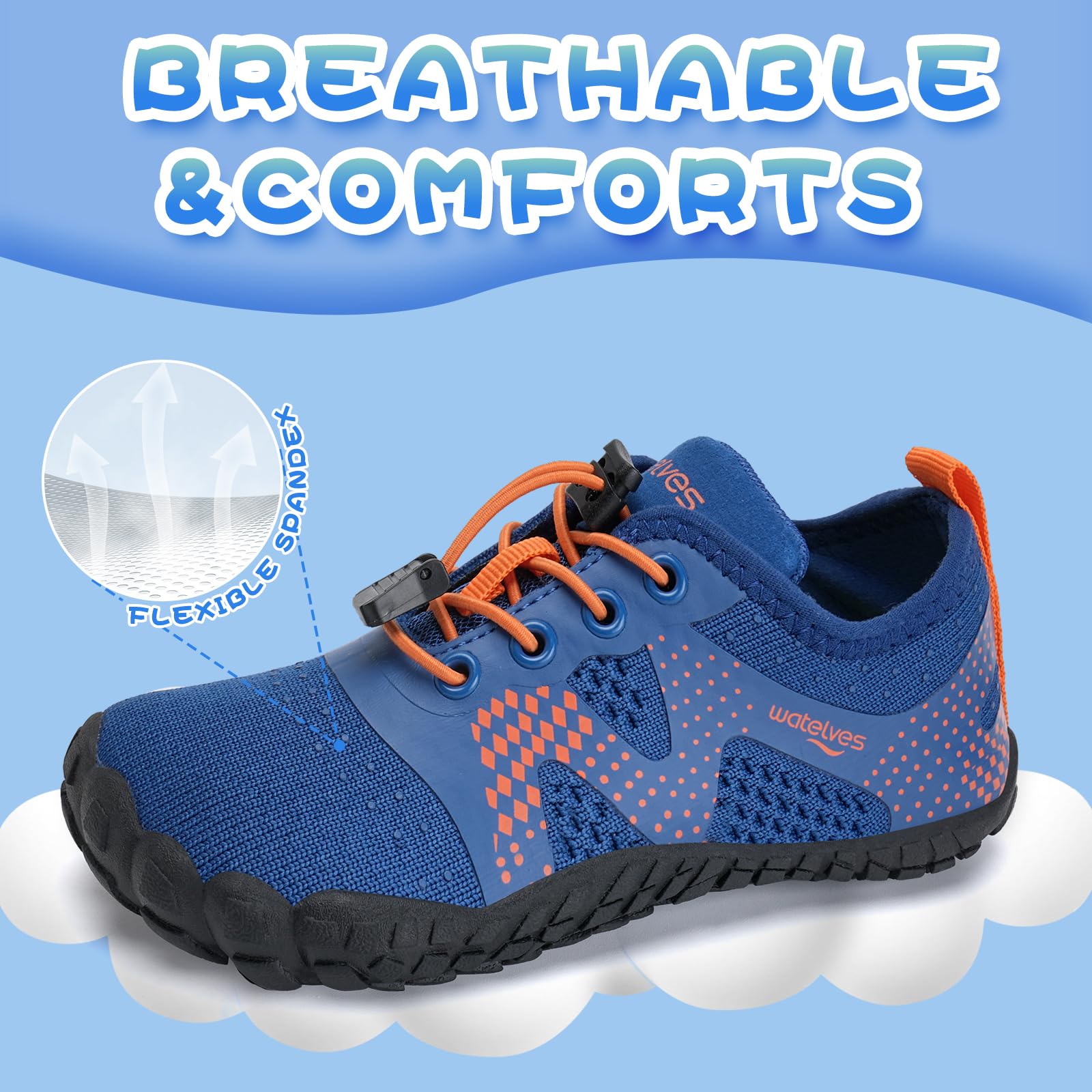 Water Shoes Barefoot Kids Aqua Swimming Wet Reef for Beach Pool Water Sport Quick Drying
