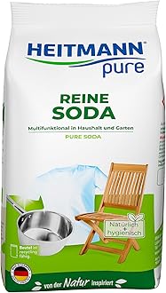 Pure Soda | Natural Cleaning Powder for Household, Laundry & Garden | Versatile Home Remedy Against Grease, Dirt, Stains & Odours | 500 g