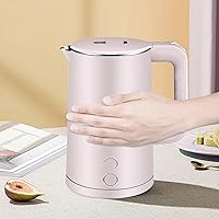 Vista 6 de Caldera de agua eléctrica, acero inoxidable recubierto de plástico 2.3 L Hervidor eléctrico del dormitorio (rosa)