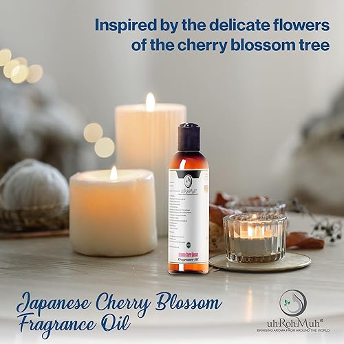 Miniatura 9 de uh*Roh*Muh Aceite aromático de flor de cerezo japonés de 16 onzas líquidas para difusor, piel, cabello y aromaterapia, aceite de fragancia de cerezo