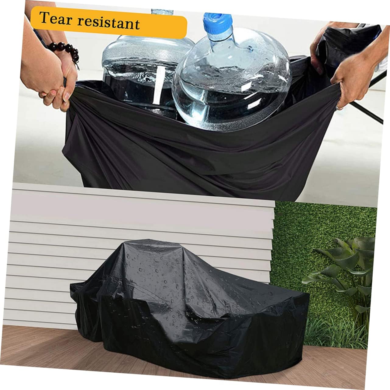 Heavy Duty Waterproof Garden Table Cover for Outdoor Furniture 210D Oxford Cloth Dustproof Protection for Patio Tables and Chairs