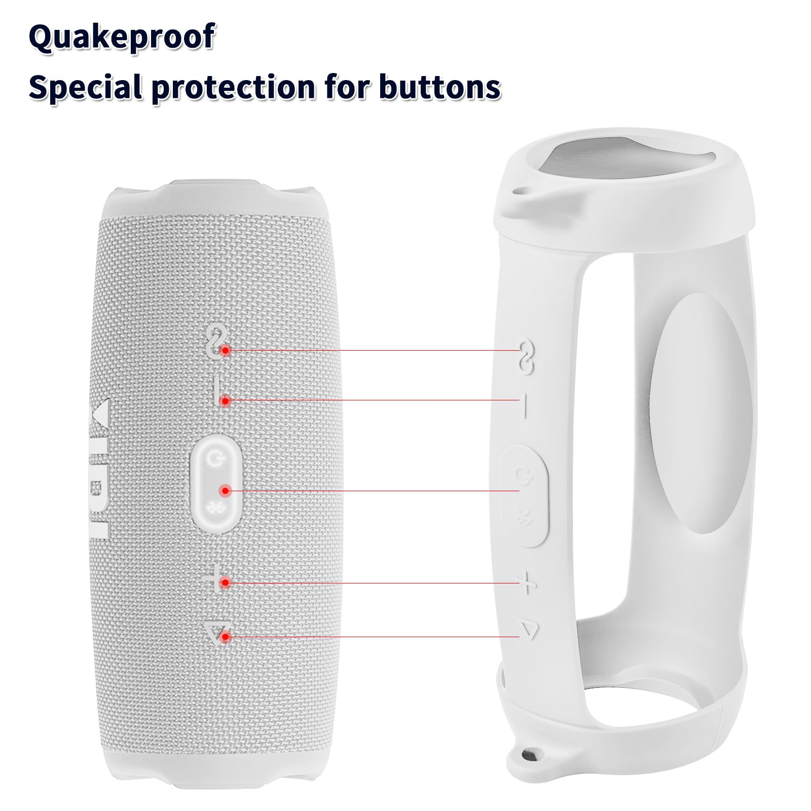 Amazon | JBL Charge 5ポータブルBluetoothスピーカー用シリコンケース