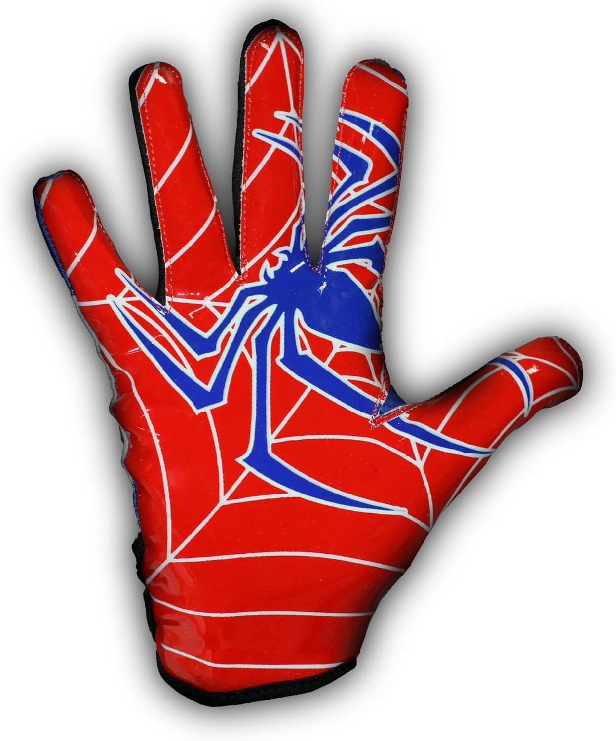 Repsters Tacky Spider Football Gloves - Elite Trendy Wide Receiver Gear – Extra Sticky Grip Football Gloves for Game Day, Training, High School and College - Adult and Youth Sizes