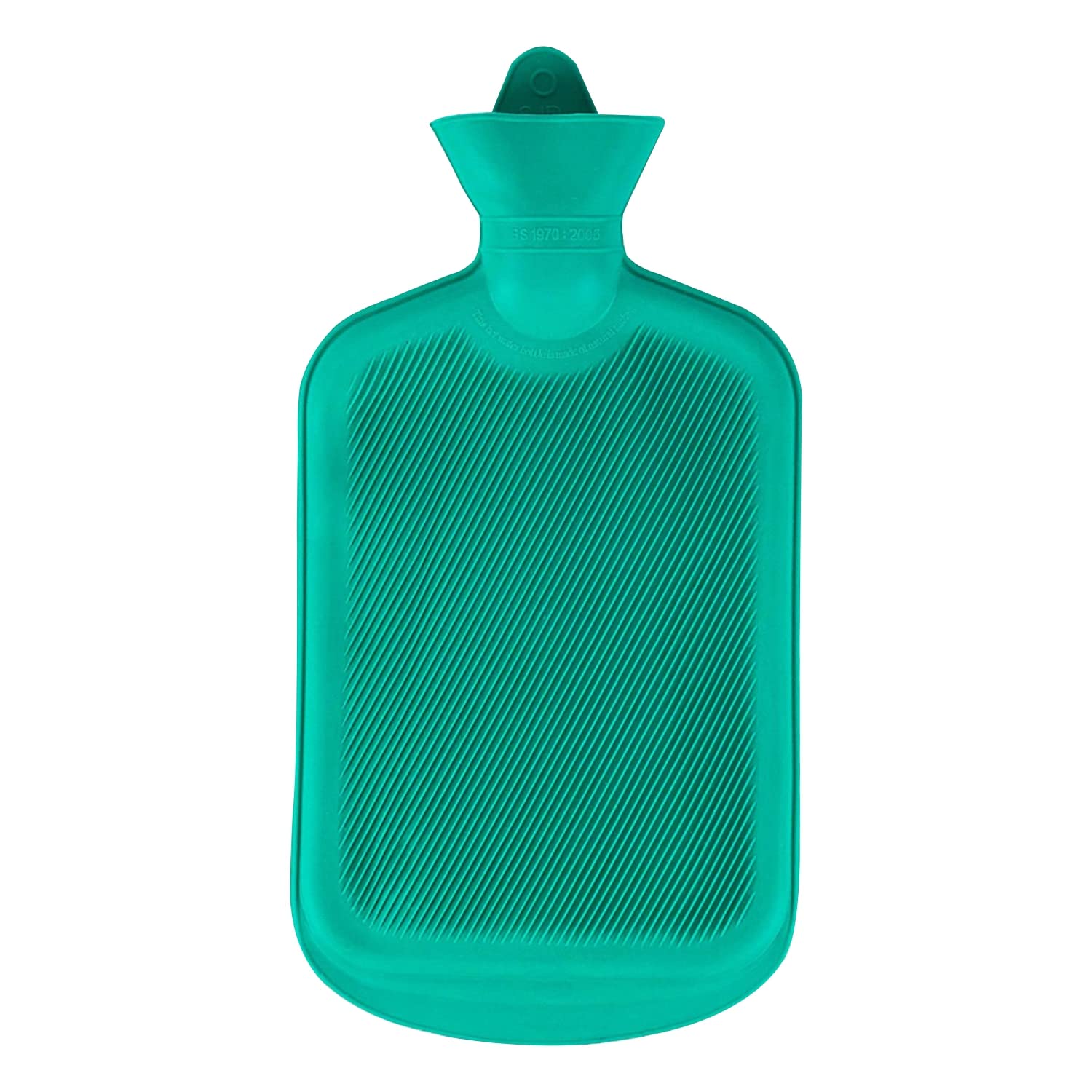 Niscomed Hot Water Rubber Bottle Bag for Pain Relief Therapy Soft Warm Compress Heating Pack Green Pack of 1