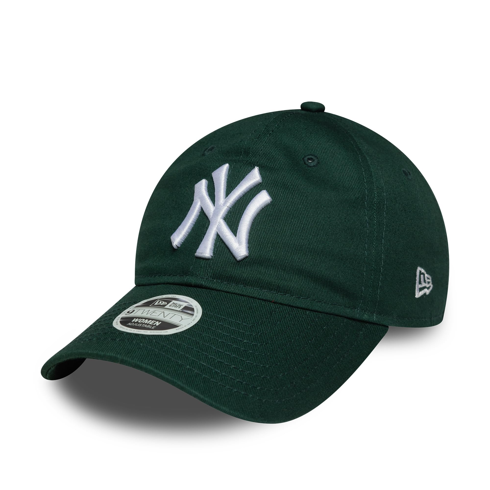 NEW ERA NEW YORK YANKEES WOMENS BASEBALL CAP.9TWENTY GREEN ADJUSTABLE HAT W25