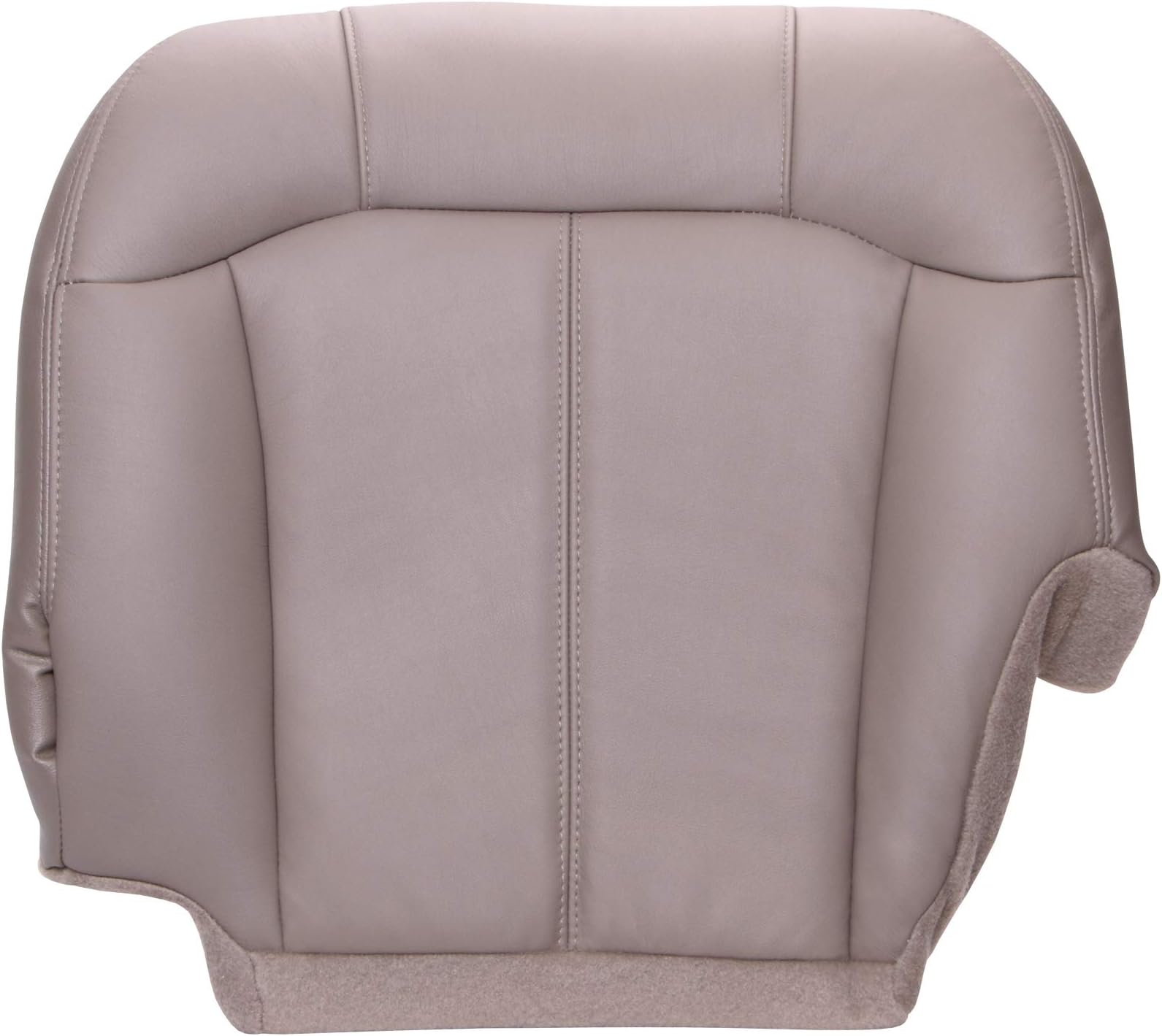 The Seat ShopDriver Side Bottom Replacement Seat Cover - Medium Neutral (Tan) Leather (Compatible with 2000-2002 Chevrolet Silverado, GMC Sierra 1500, 2500, 3500)