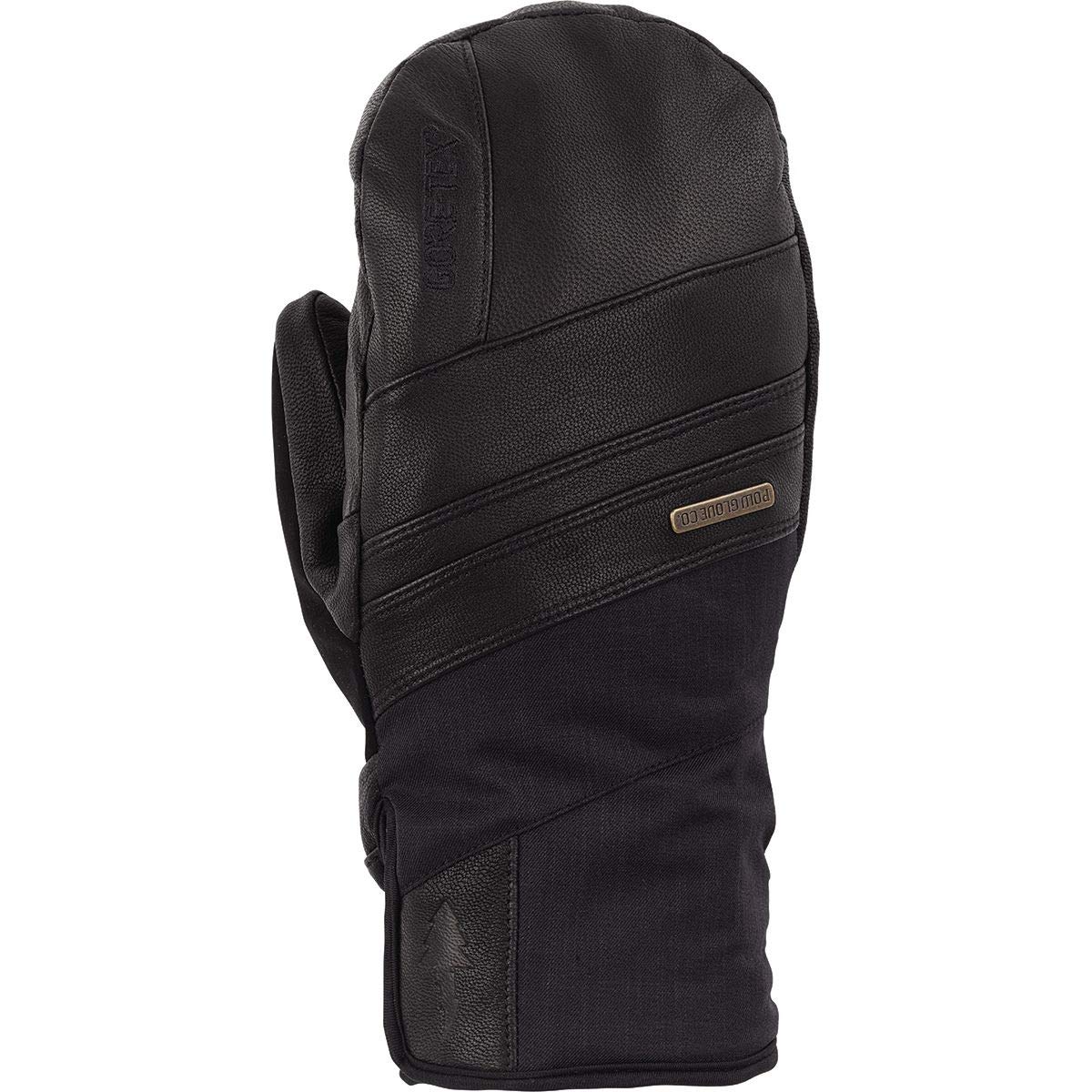 Mitts Ski GoreTex Pow! Medium Noir pour Sorties en Poudreuse