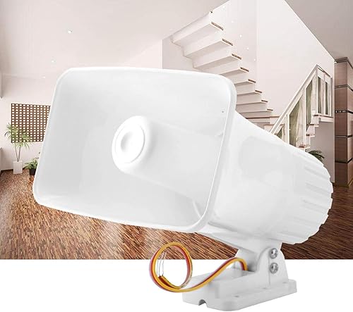 Miniatura 6 de 150dB DC 12V Dual Tone Alarma Alarma Alarma Alerta de SeguridadCuerno antirrobo para el Sistema de Monitoreo de Seguridad en el Hogar Seguridad
