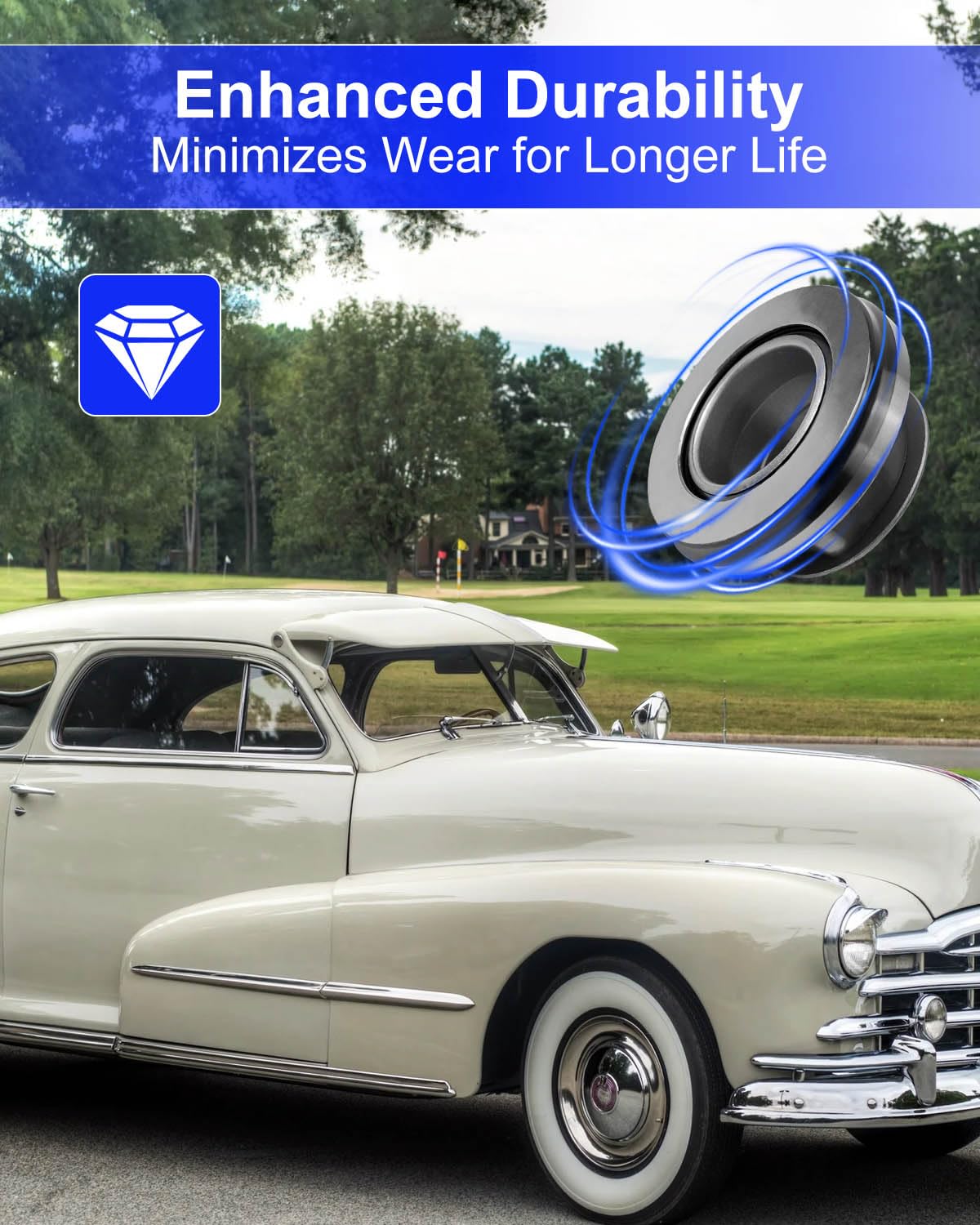 Universal 614018 Throw Out Bearing Manual Transmission Clutch Release Bearing Fit for Buick Checker Chevrolet GMC Oldsmobile Pontiac Vehicles and Includes Models