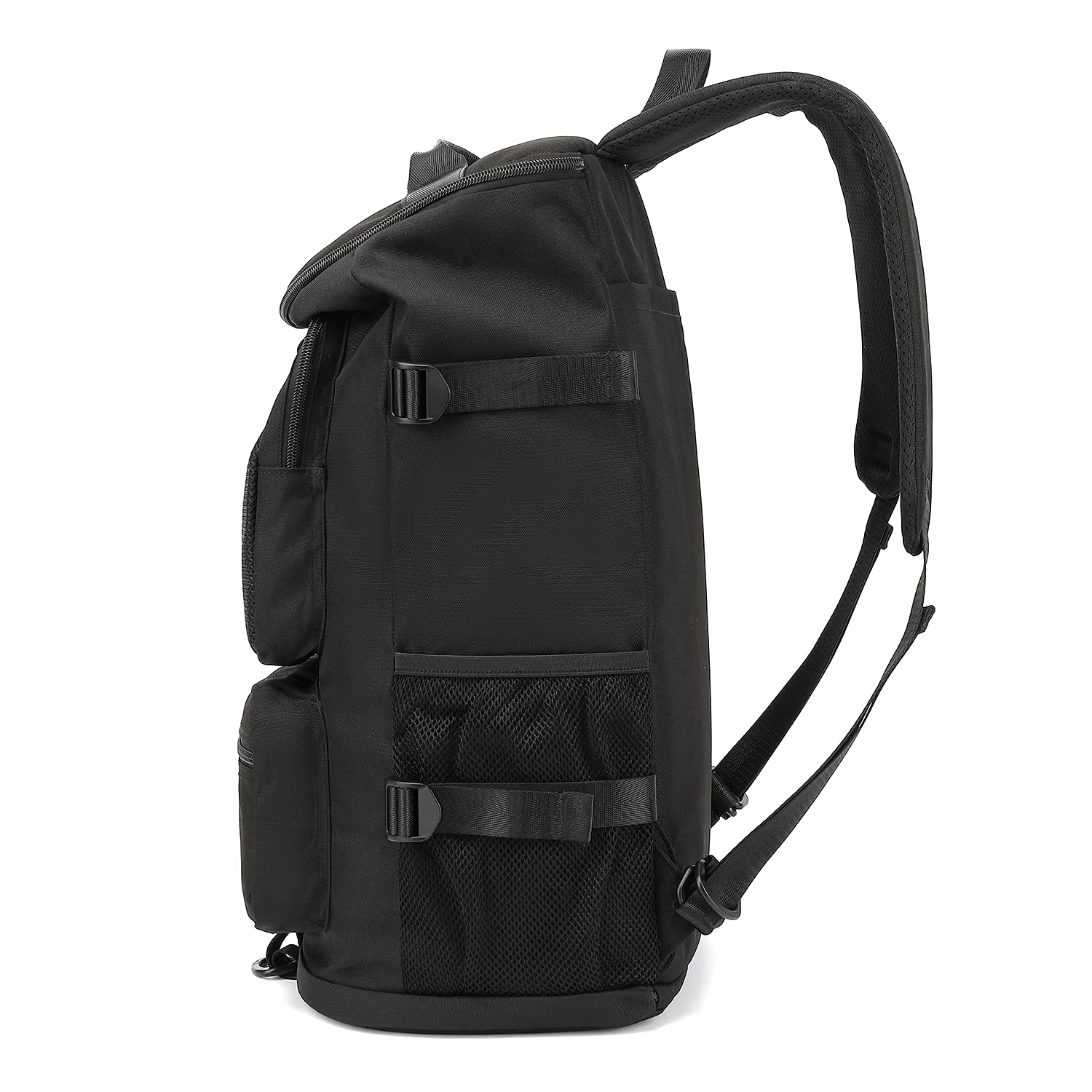 Kalesi Borsone da palestra a 4 vie, impermeabile, con scomparto per scarpe, per viaggi, sport, escursionismo, computer portatile, nero, X-Large, Zaini da viaggio