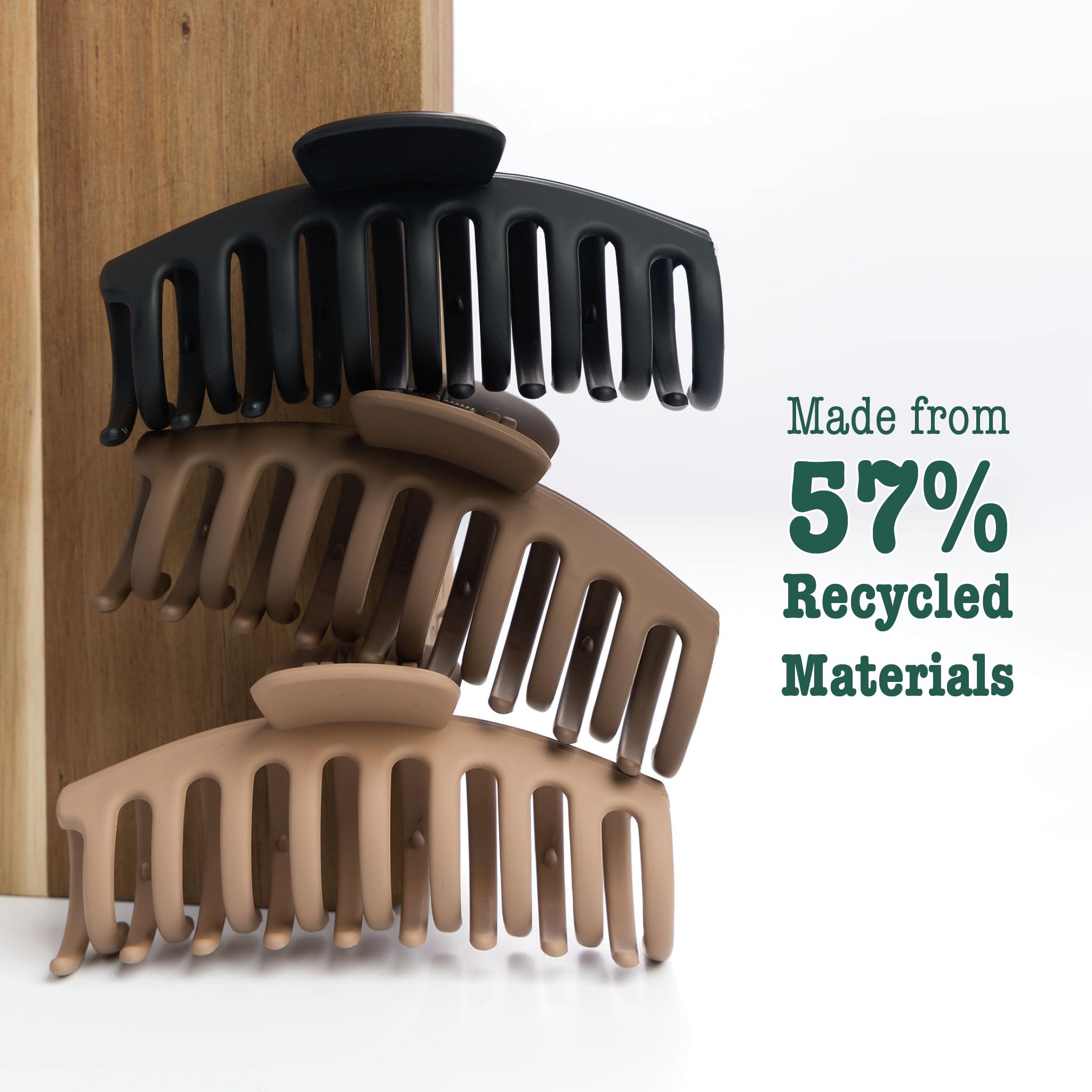 So Eco Essential Claw Clips - 3 Pack
