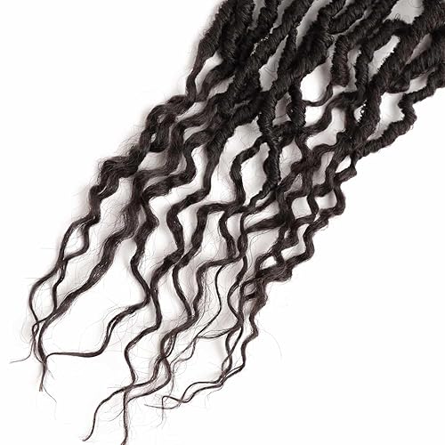 Miniatura 6 de Rastas de pelo sintético de ganchillo de 30 pulgadas, 8 paquetes de trenzas suaves de ganchillo, trenzas de cabello bohemio de ganchillo para mujer