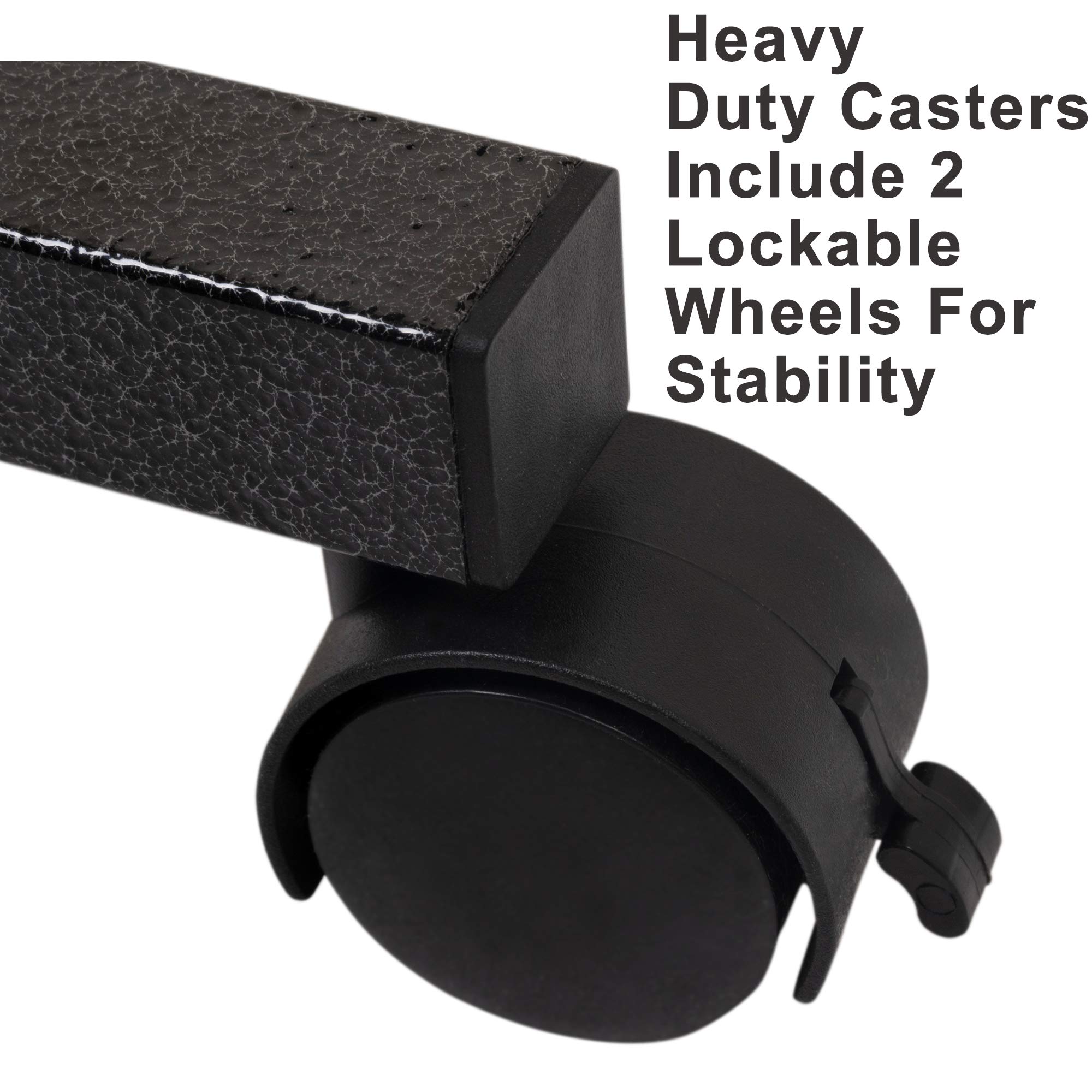 Roscoe Medical Bed Tray Overbed Table with Wheels Rolling Tray Table for Bed or Chair Bed