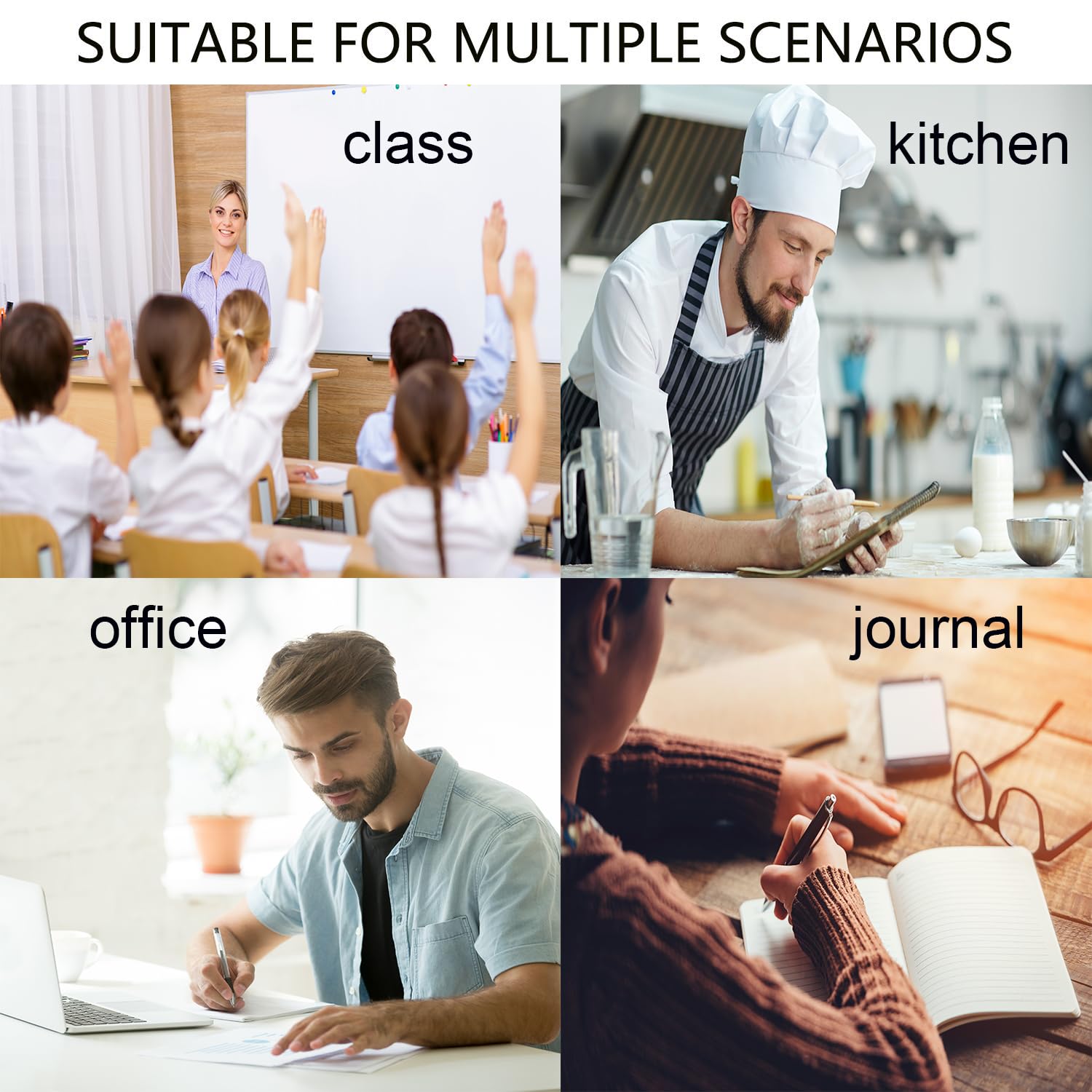 WANBAO 30 Pcs A5 Kraft Paper Notebooks Journal Softcover Notebooks Bulk 5.5 Inch x 8.3 Inch Lined 60 Pages 30 Sheets, Travel Journal Set, for Travelers, Office Supplies - Image 7