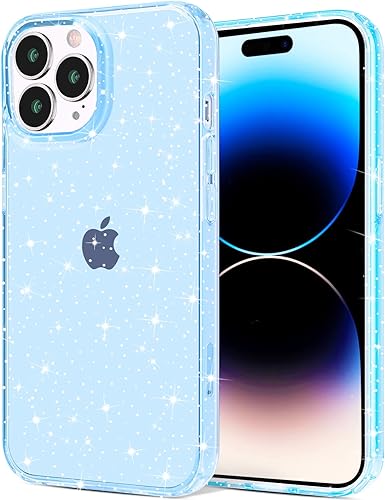 Vista 11 de JJGoo Funda compatible con iPhone 14 Pro Max transparente, protectora, a prueba de golpes, delgada y fina, cubierta de parachoques suave, fundas