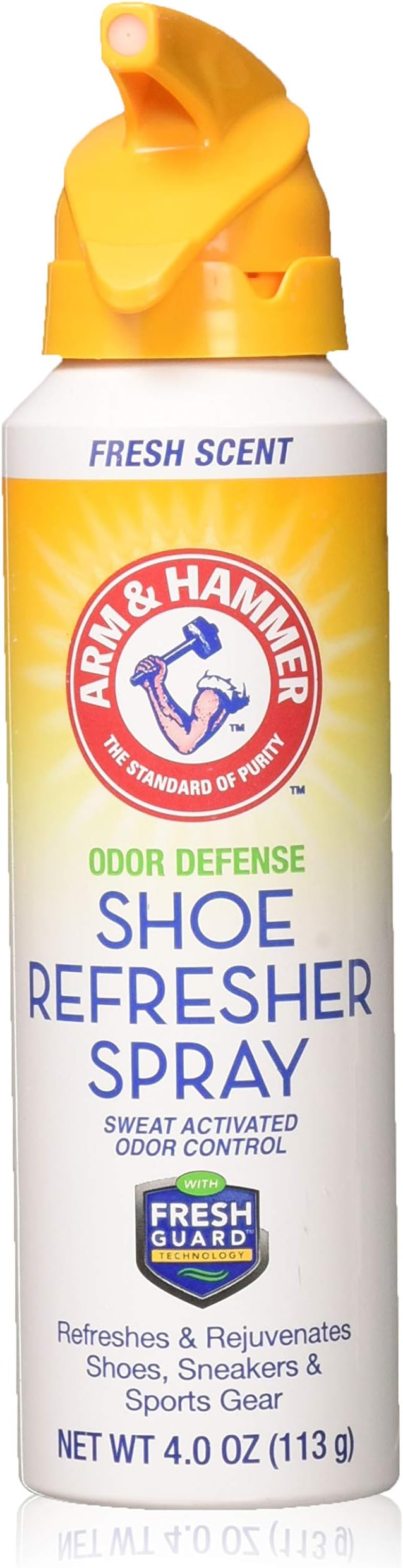 Arm & Hammer Odor Defense Shoe Refresher Spray, Fresh Scent, 4 oz (Pack of 2)