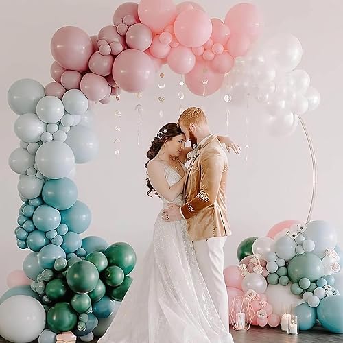 Miniatura 6 de Kit de guirnalda de globos, tira de arco de globos, tira de cinta de globos de 95 pies, 600 adhesivos de puntos de pegamento, cinta de globos, tira