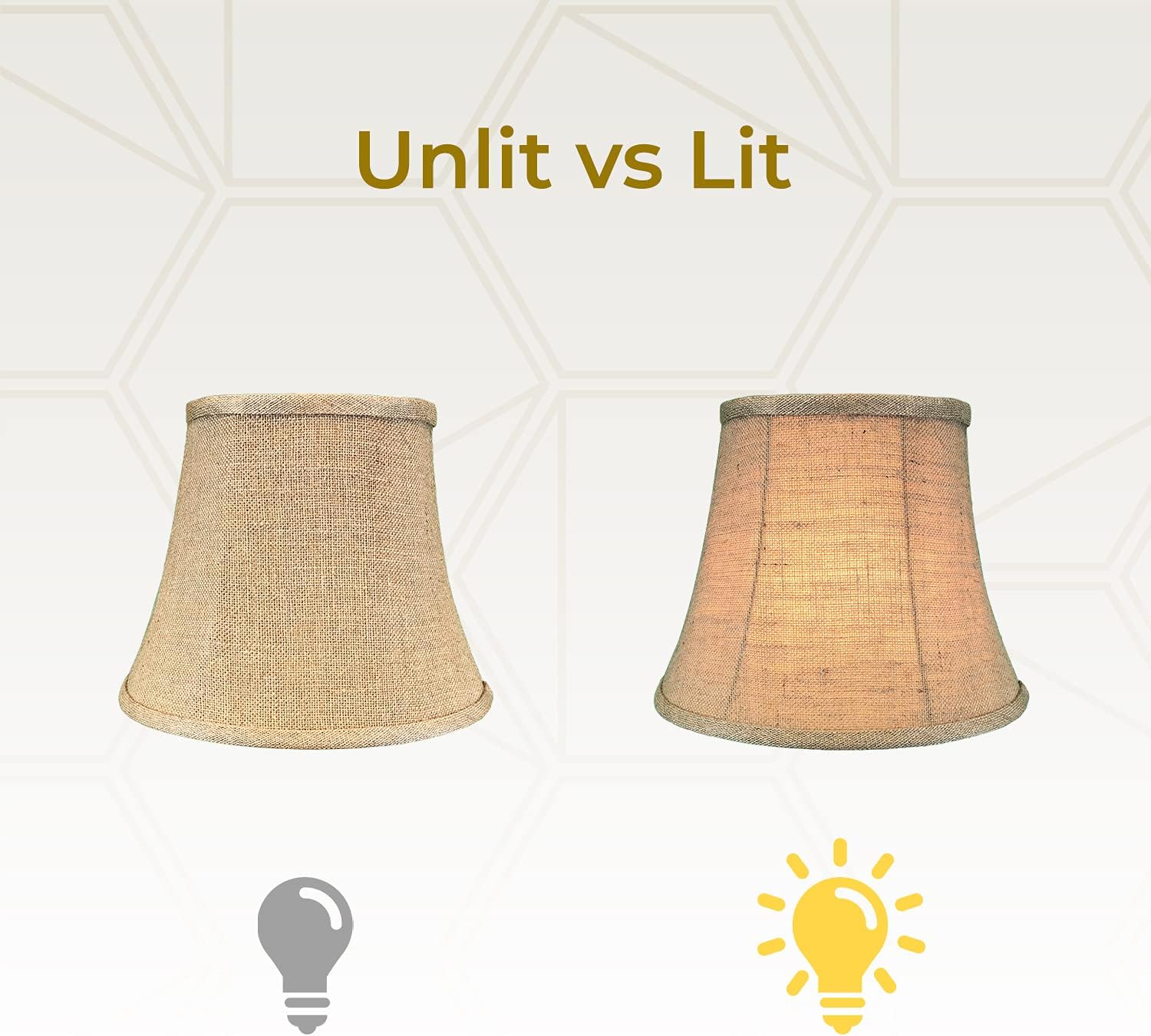 Exclusive Royal Designs Modified Bell Lamp Shade, Burlap, 11 x 18 x 13.5 Authentic Crazy Deals Royal Designs Modified Bell Lamp Shade, Burlap, 11 x 18 x 13.5