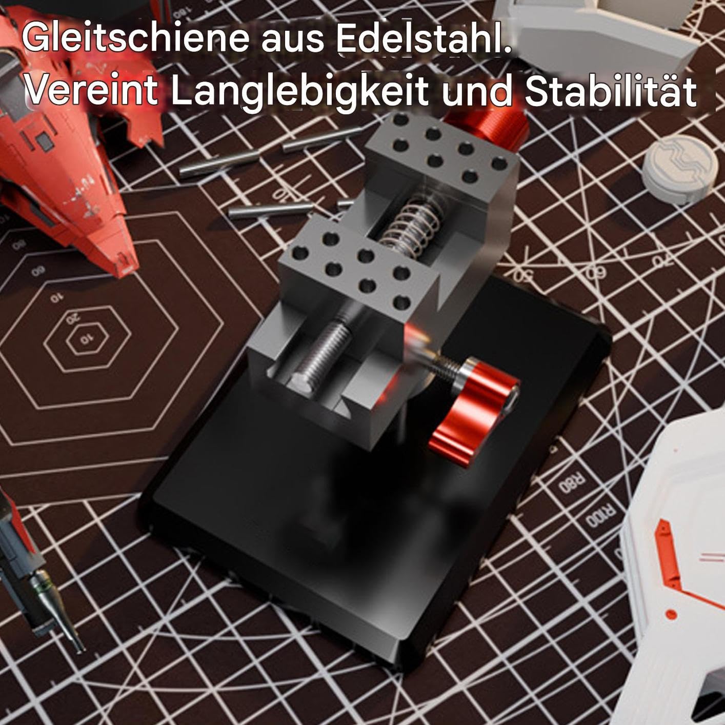 Mini Imadło Przenośne Narzędzie Do Modelarstwa | Małe Imadło Warsztatowe dla Twórców Biżuterii Entuzjastów Rzemiosła Hobbystów Serwisantów Artystów Profesjonalistów Domowy