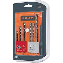 TRUPER JBAC-6 6-Pc Masonry and High Speed Steel Drill Bit Set