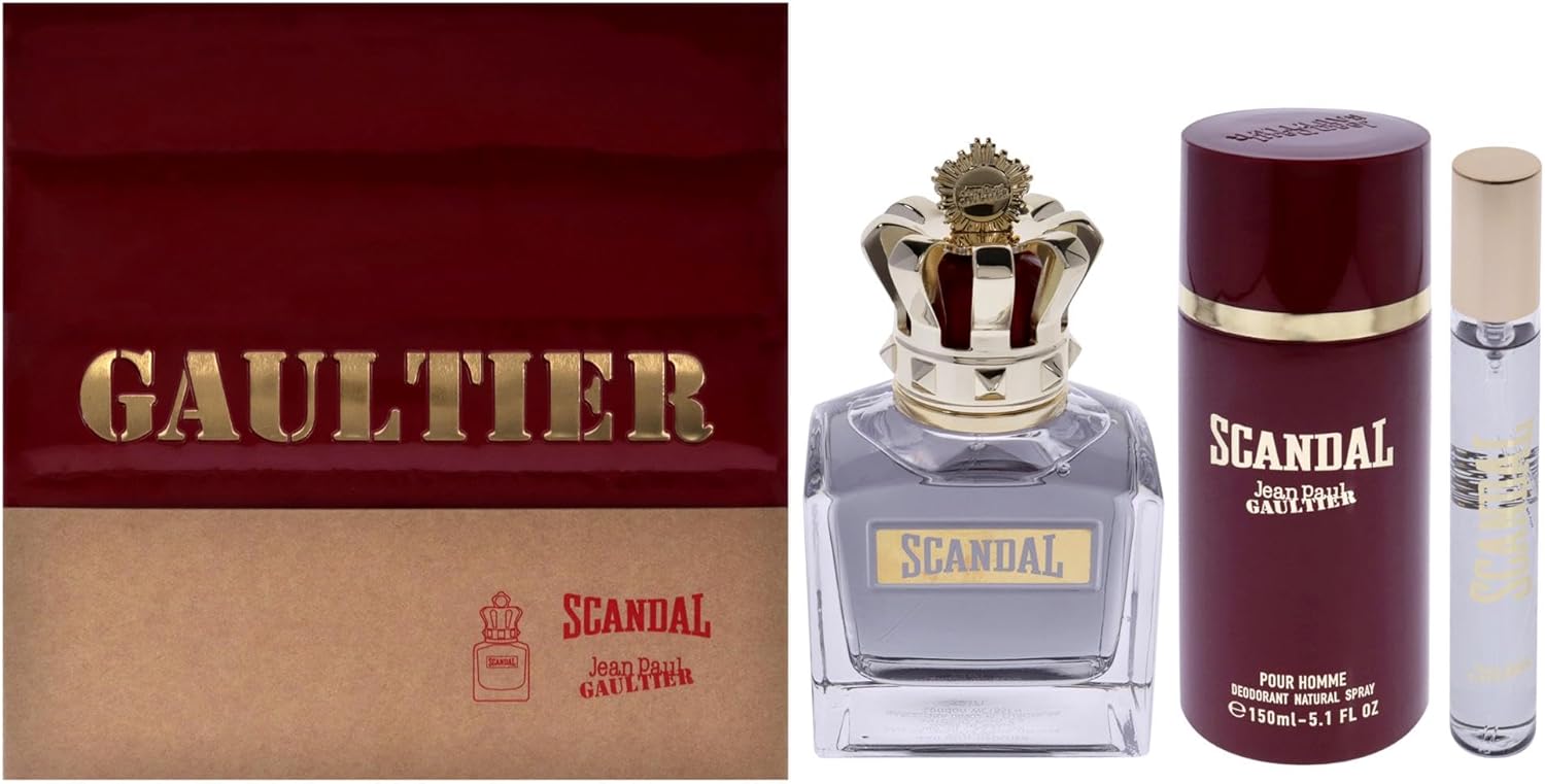 Jean Paul Gaultier Christmas 2022 Scandal Pour Homme eau de toilette spray 100 ml gift set