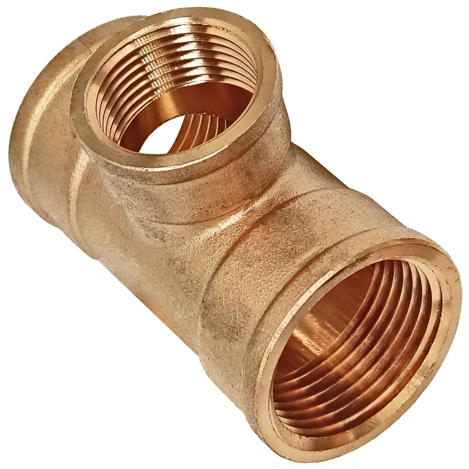 2 Stück Messing Reduzierstück 1 Zoll Auf 1/2 Zoll - AG/IG Gewinde