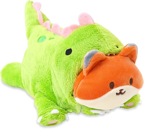 Miniatura 1 de Anirollz Lindo dinosaurio de peluche de dinosaurio de 6 pulgadas, T-rex Triceratops Pterosaurio, peluche de dinosaurio suave, regalo para niños y