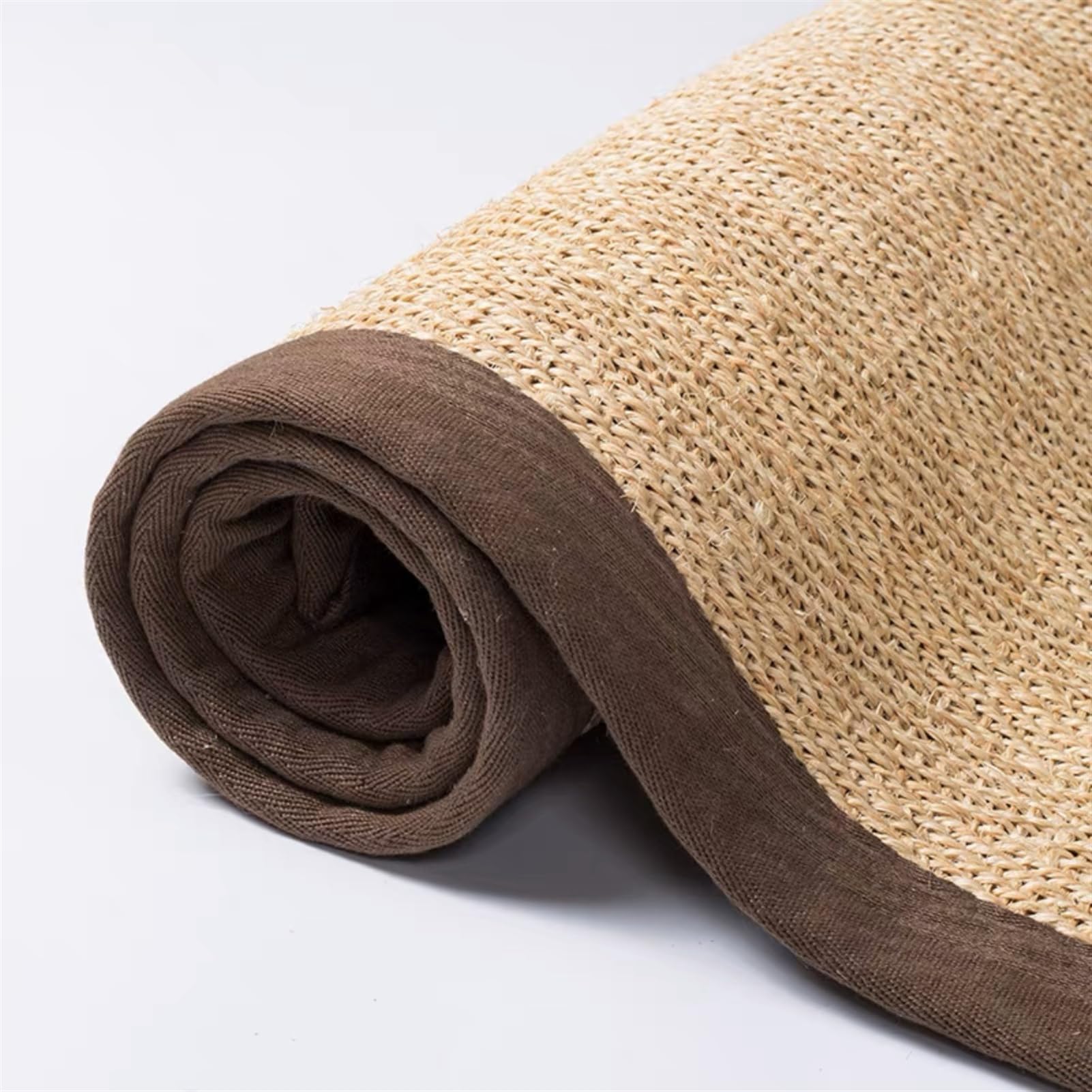 Tapis de couloir en sisal naturel 50x100 cm tapis de sol élégant et durable pour chambre