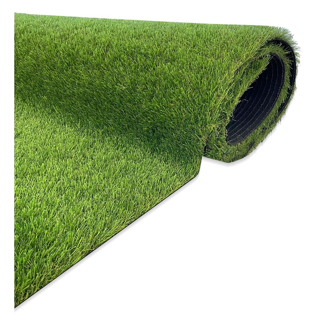 Acomoda Textil – Césped Artificial Alta Densidad para Interior Exterior. Rollo Hierba Sintética con Orificios Drenaje y Fácil Instalación para Jardín, Terraza, Piscina y Patio (Altura 33mm, 2x10m)