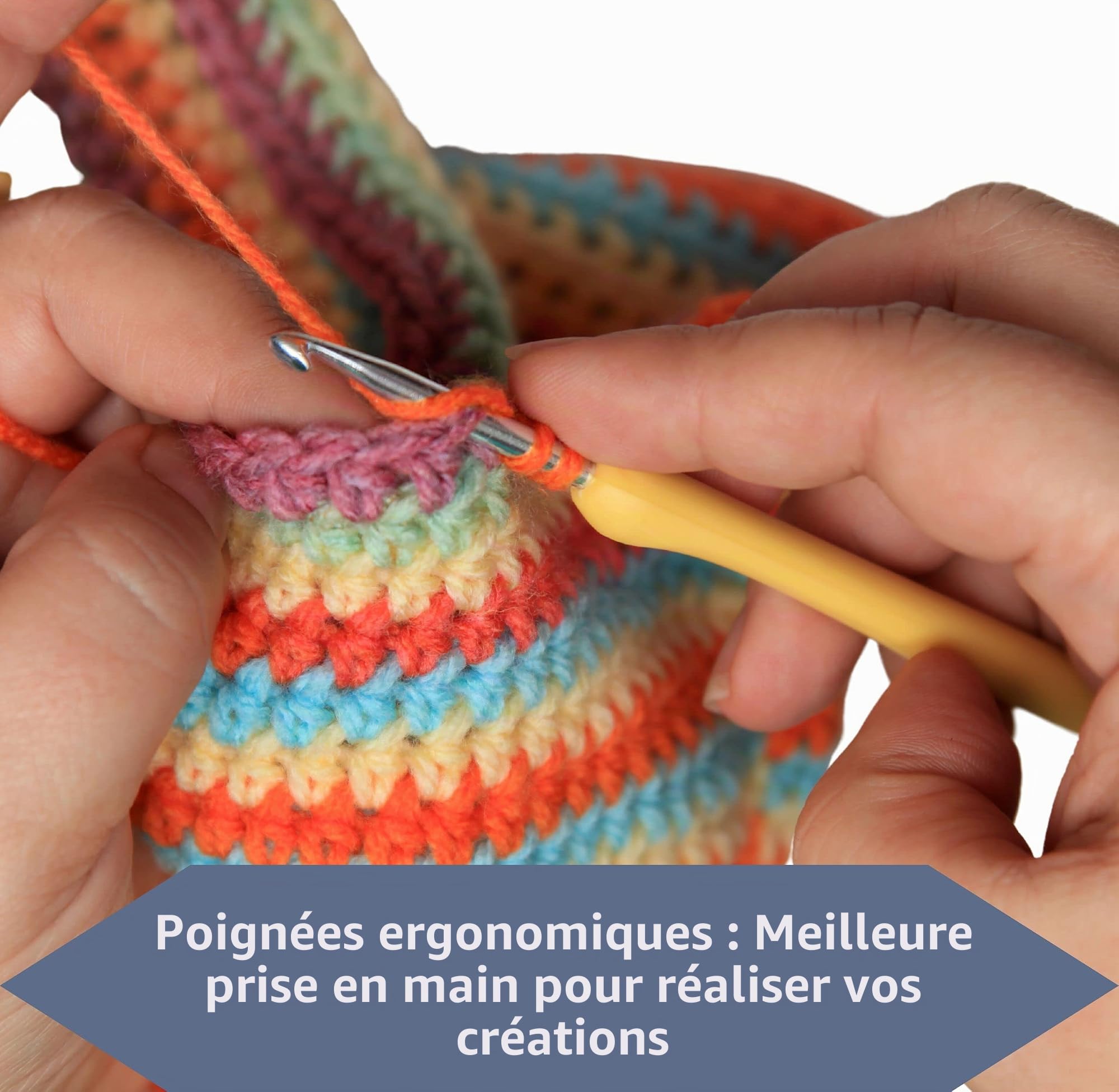 SusggO Kit d'Amigurumi complet de crochet pour débutants, accessoires, pelotes de laine 60 % coton, 40 % acrylique, manuel, sac de rangement, kit de crochet DIY, 6 ans et plus