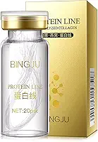 Rosto Fios Proteína,Gold Face Serums Colágeno Ativo Fio Seda | Fio colágeno absorvível para lifting facial, essência carving facial para rosto (com 20 fios proteína) A/r