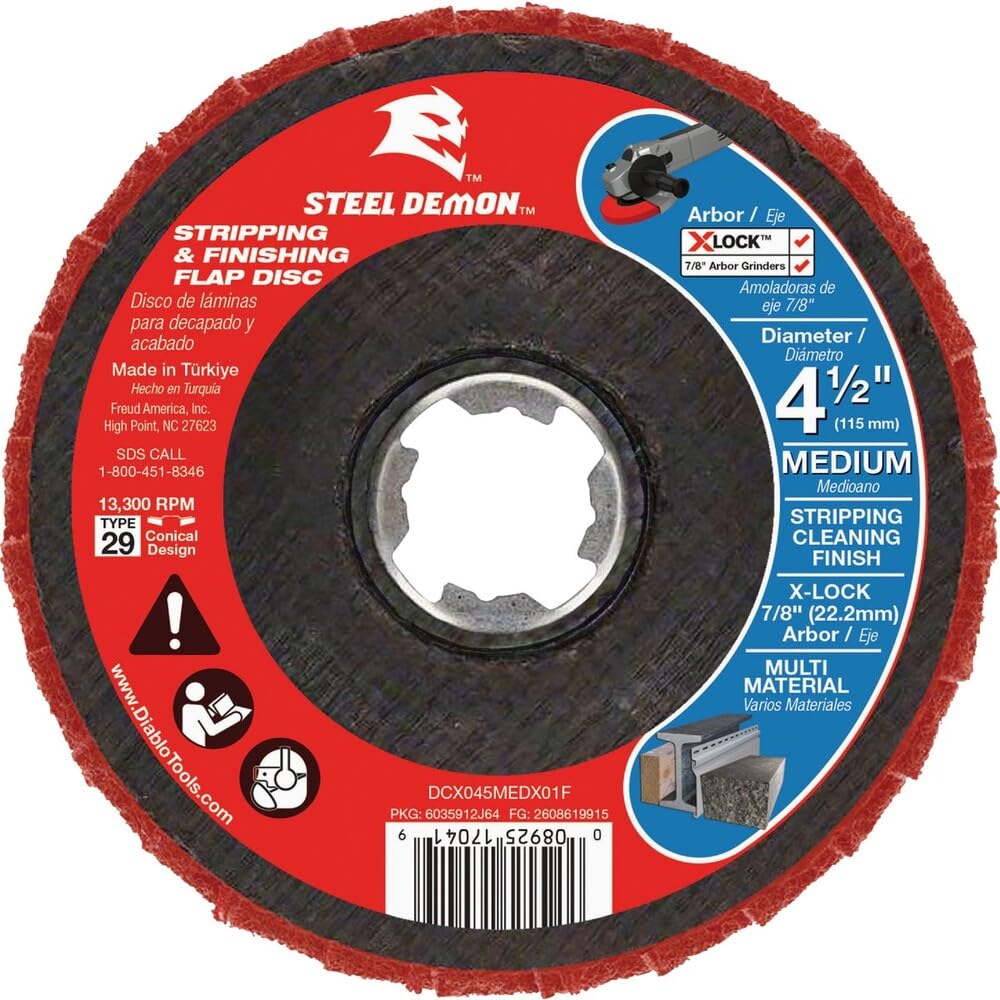 Diablo Rabat non tissé 4 1/2 disque abrasif de ponçage pour meuleuse - 2