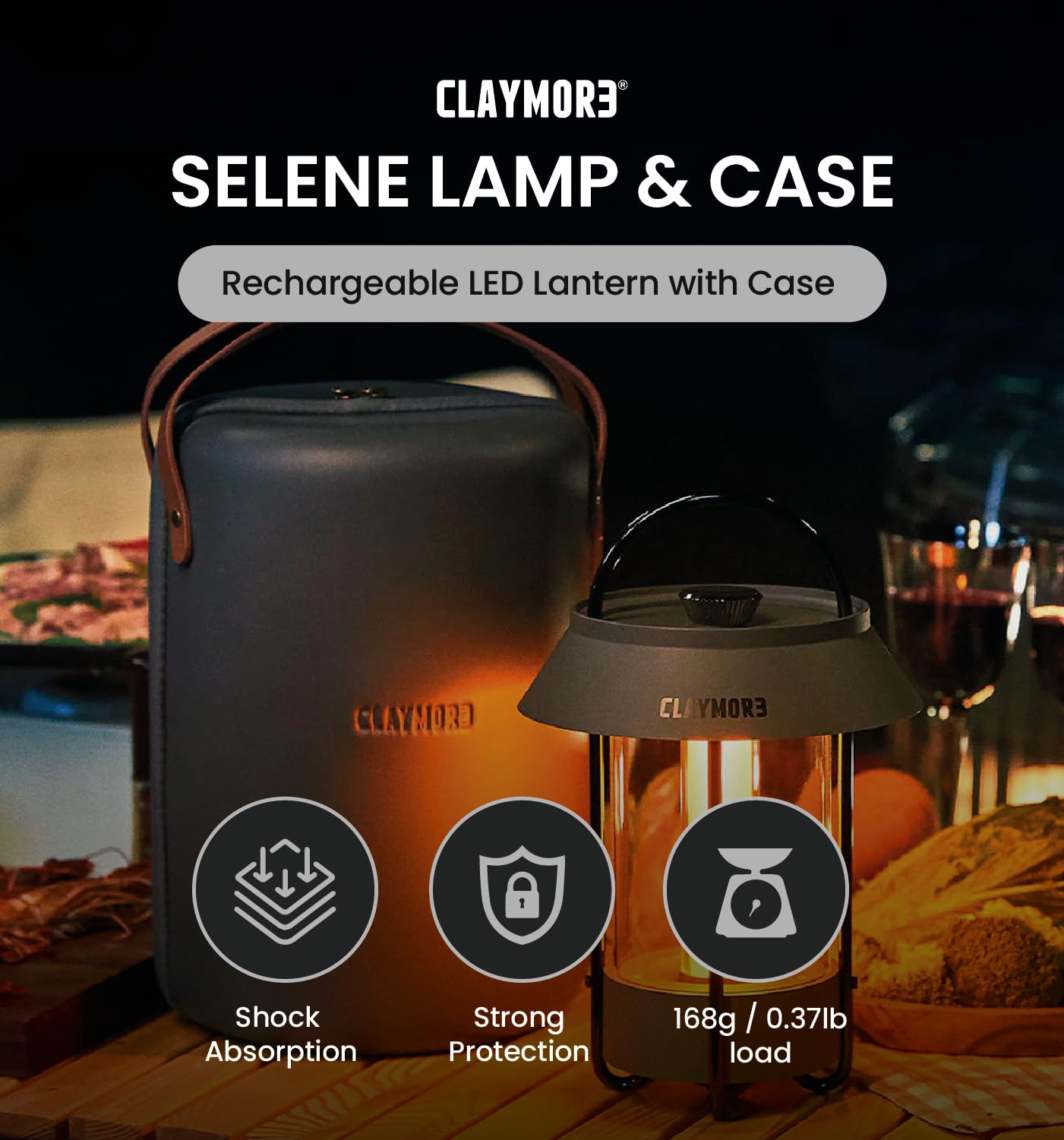 CLAYMORE Selene CLL-650DG ランタン SELENE - Rechargeable Camping Lantern – CLAYMORE USA