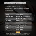 UnionSine 1TB Ultra Disque dur externe Slim Portable HDD-USB 3.0 Stockage pour PC, Mac, ordinateur portable, PS4, Xbox un, Xbox 360-(Noir)