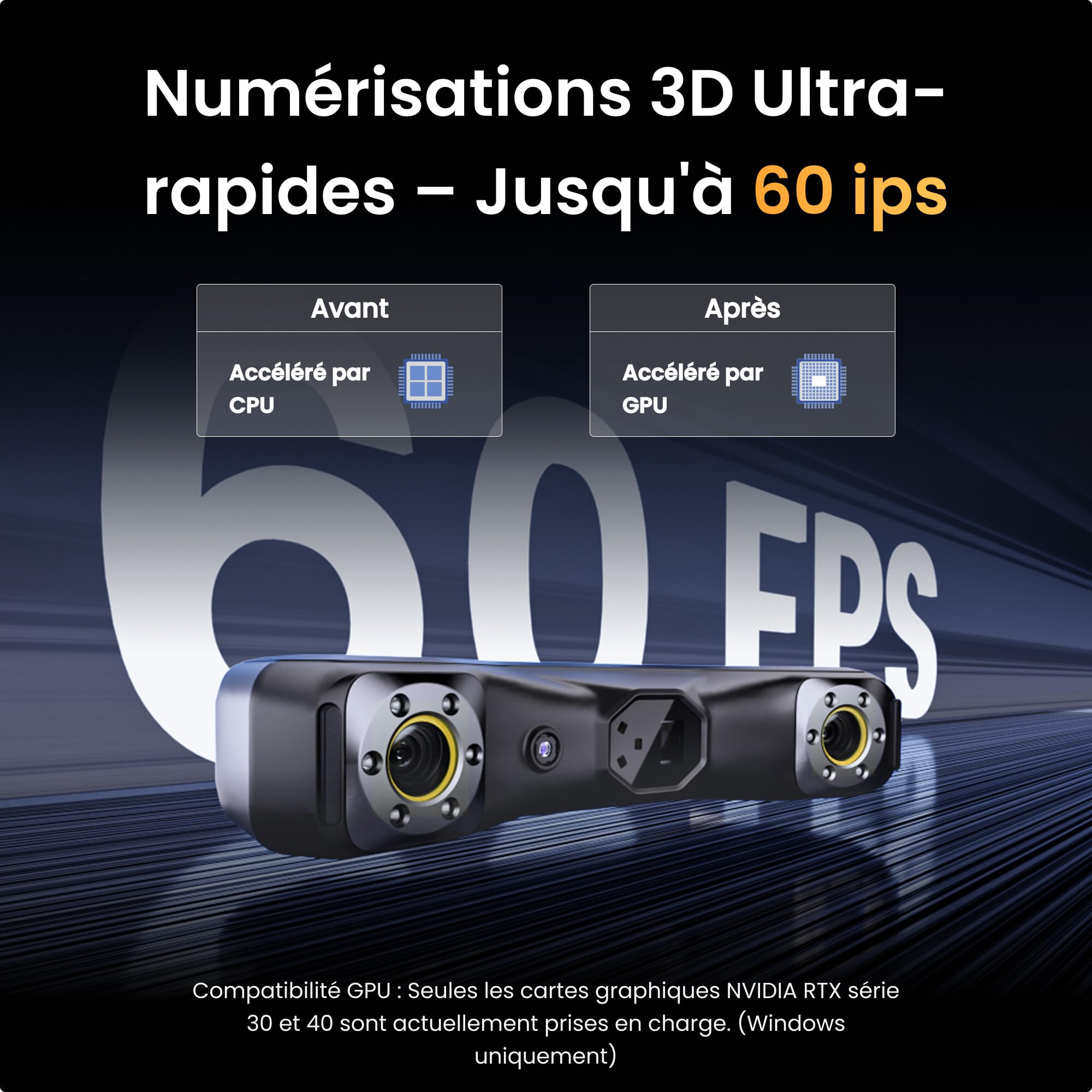 Revopoint MetroX Pro Scanner 3D pour l'Impression 3D, Précision Industrielle 0,01mm, 4 Modes de Scan, Partage d'Écran, Couleurs Complètes, pour Rétro-ingénierie & Modélisation, STANDARD