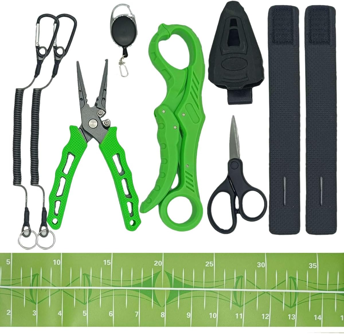 Fishing Pliers,Saltwater Resistant Fishing Gear,Fly Fishing Tools Set,Hook Remover Split Ring,Ice Fishing Gifts for Men