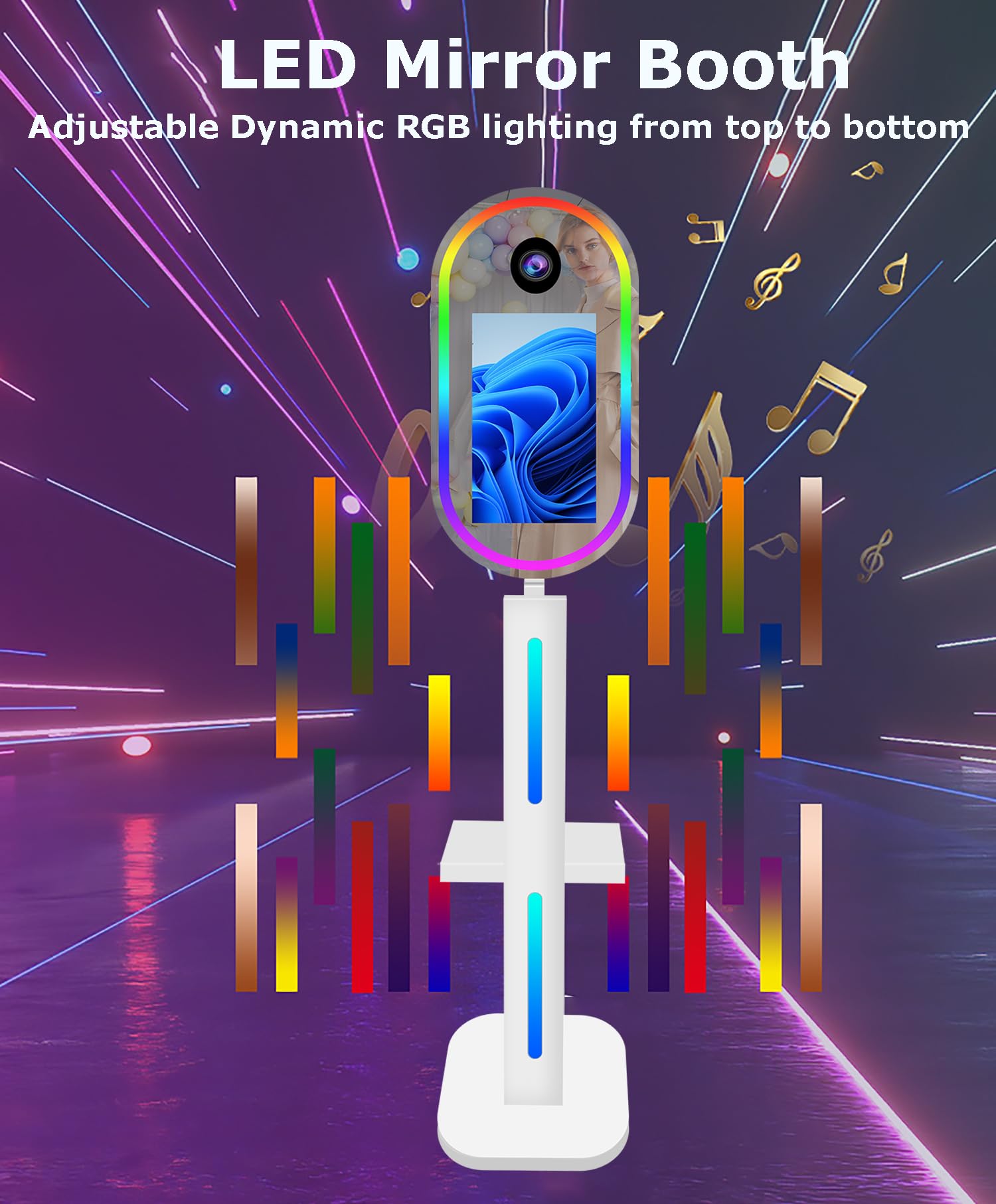 15.6inch Touch Screen DSLR Photobooth Machine With Flight - View #9