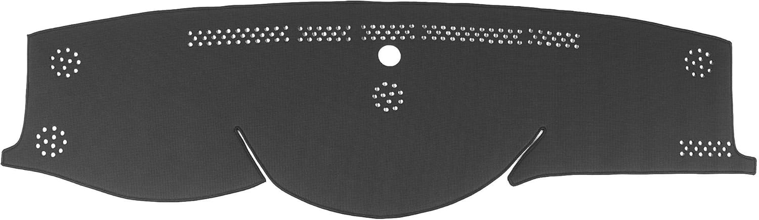 WellVisors Black Dash Mat Dashboard Cover Compatible with Lexus 2008-2015 LX570
