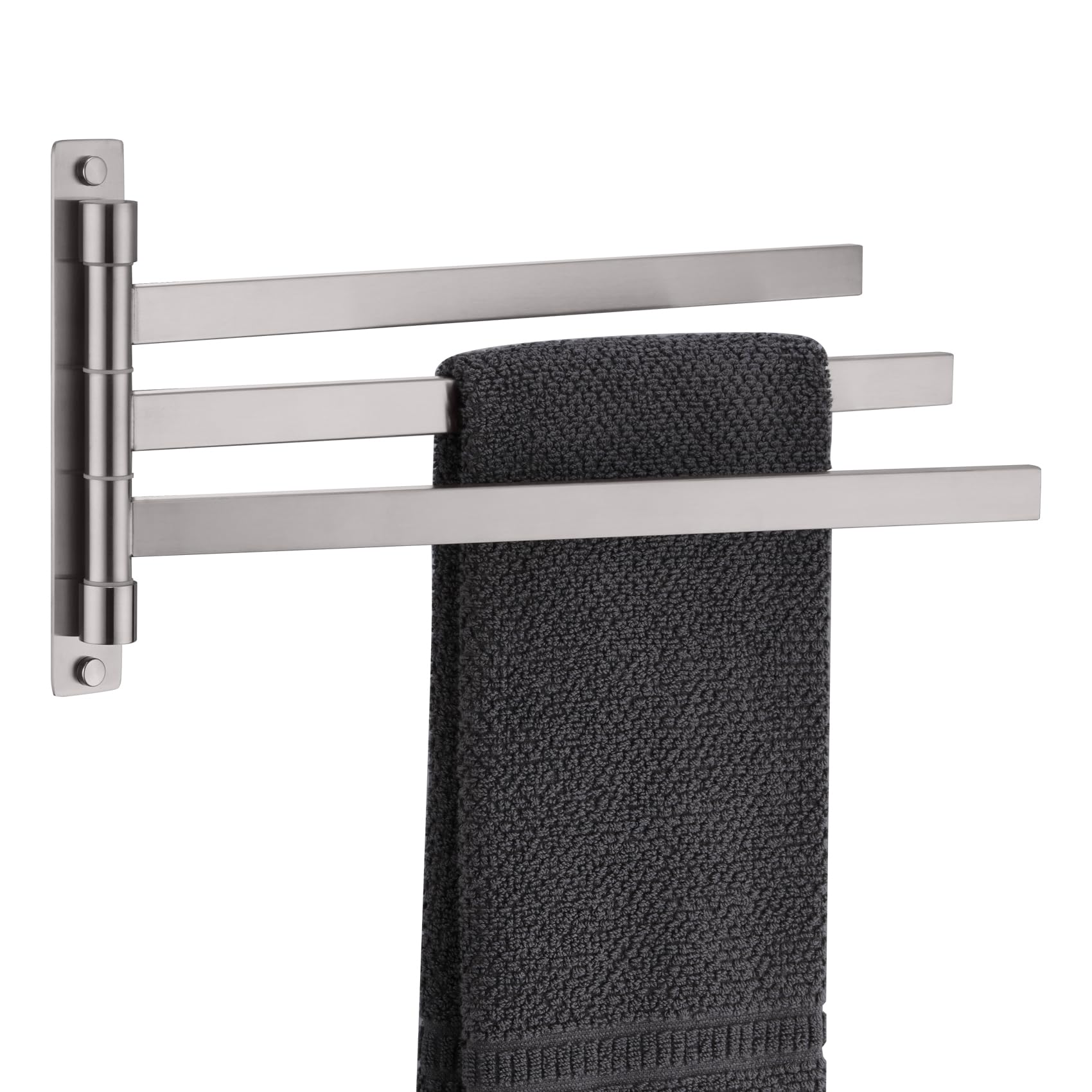 Amazon.com: KOKOSIRI Hand Towel Holder Rack Swivel Bathroom Towel Bars ...