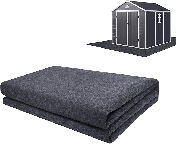 Sfcddtlg 8.2x8.2ft Outdoor Storage Shed Floor MatWaterproof Outdoor