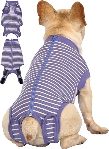 Traje de recuperación de cirugía para perros Después de la esterilización, heridas abdominales después de la recuperación quirúrgica, antilamida,