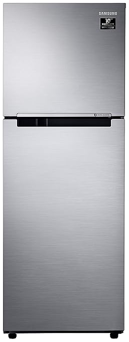 Samsung 253 L 2 Star Inverter Frost-Free Double Door Refrigerator (RT28T3082S8/HL, Elegant Inox(Light Doi Metal))