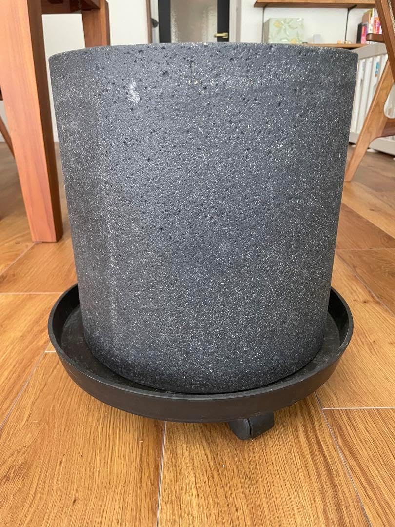 直径30cm 植木鉢+水受け キャスター セット 鉢 受け皿 キャスター付き 直径30cm 植木鉢+水受け キャスター セット 鉢 受け皿 キャスター付き